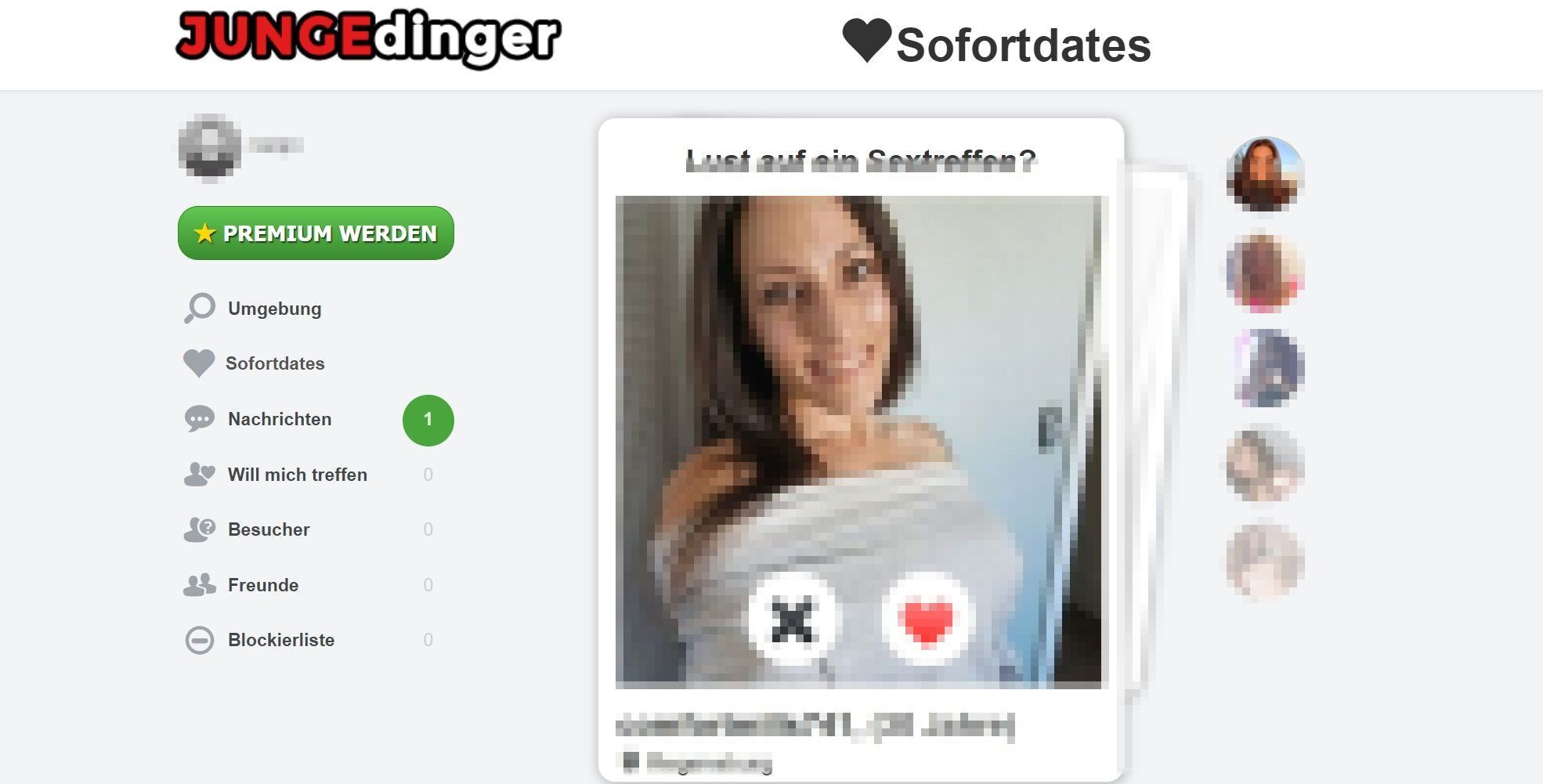 Junge Dinger treffen